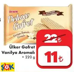 ÜLKER GOFRET VANİLYA AROMALI